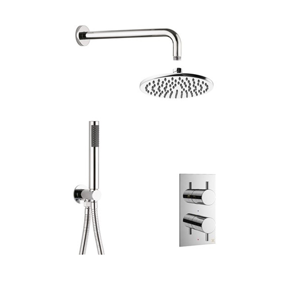 Luxe81 MPRO 2 Outlet 2 Handle Shower Bundle