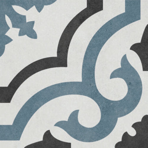 Luxe81 Symphony Gaudi Blue Matt Tile 200x200x9mm RASYM20GB