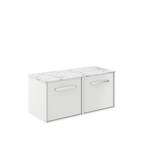 Crosswater Infinity 1000 Unit with Carrara Marble Worktop