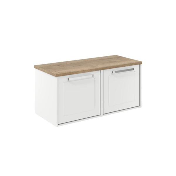Crosswater Infinity 1000 Framed Unit with Polar White Worktop
