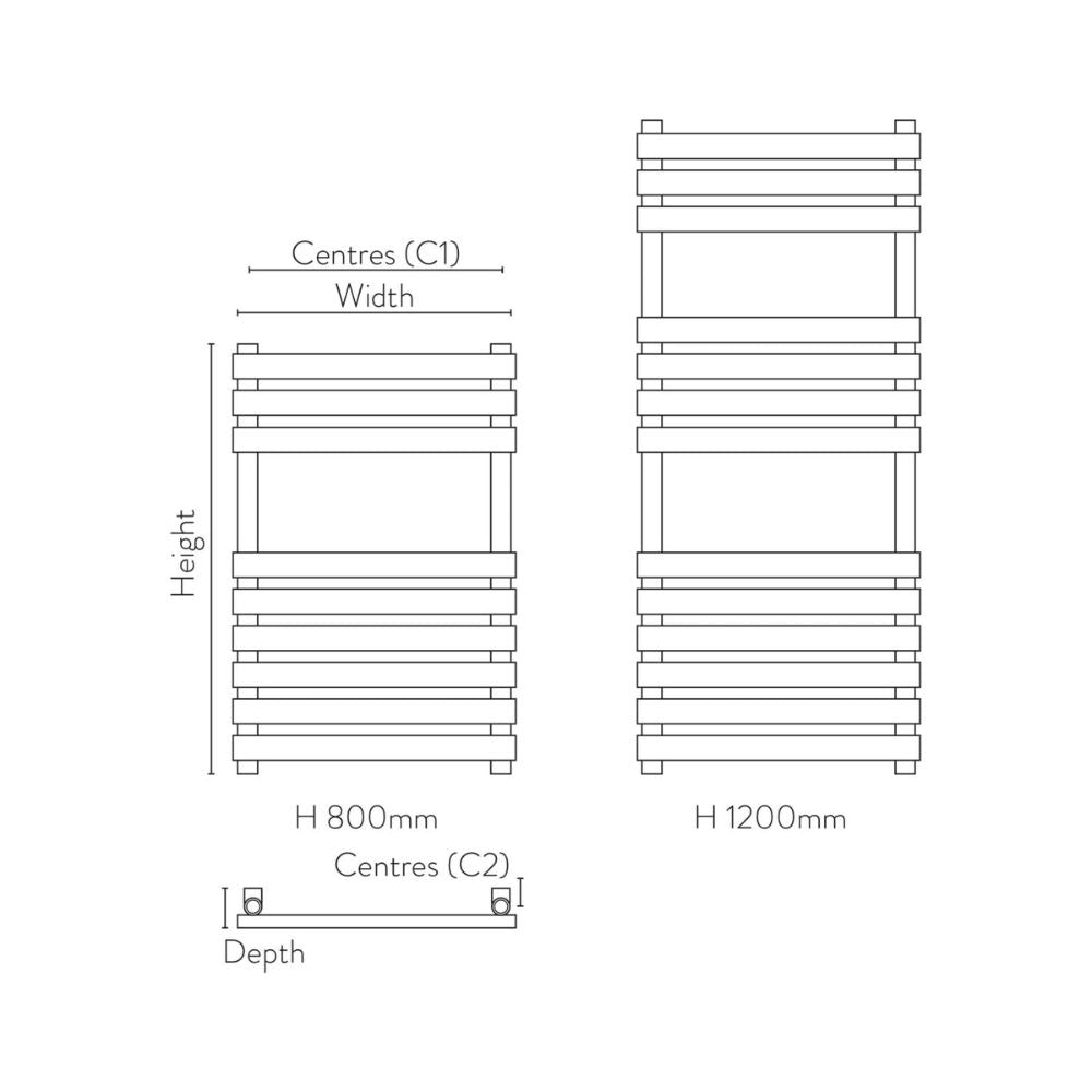Luxe81 Instyle Designer Towel Rail