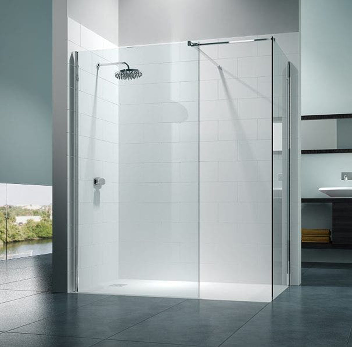 Merlyn M8SW221 8 Series 900mm Wetroom Shower Panel