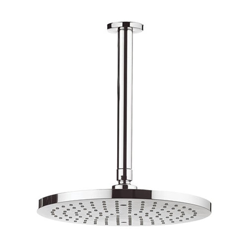 Crosswater Fusion Round Fixed Head with 200mm Ceiling Arm