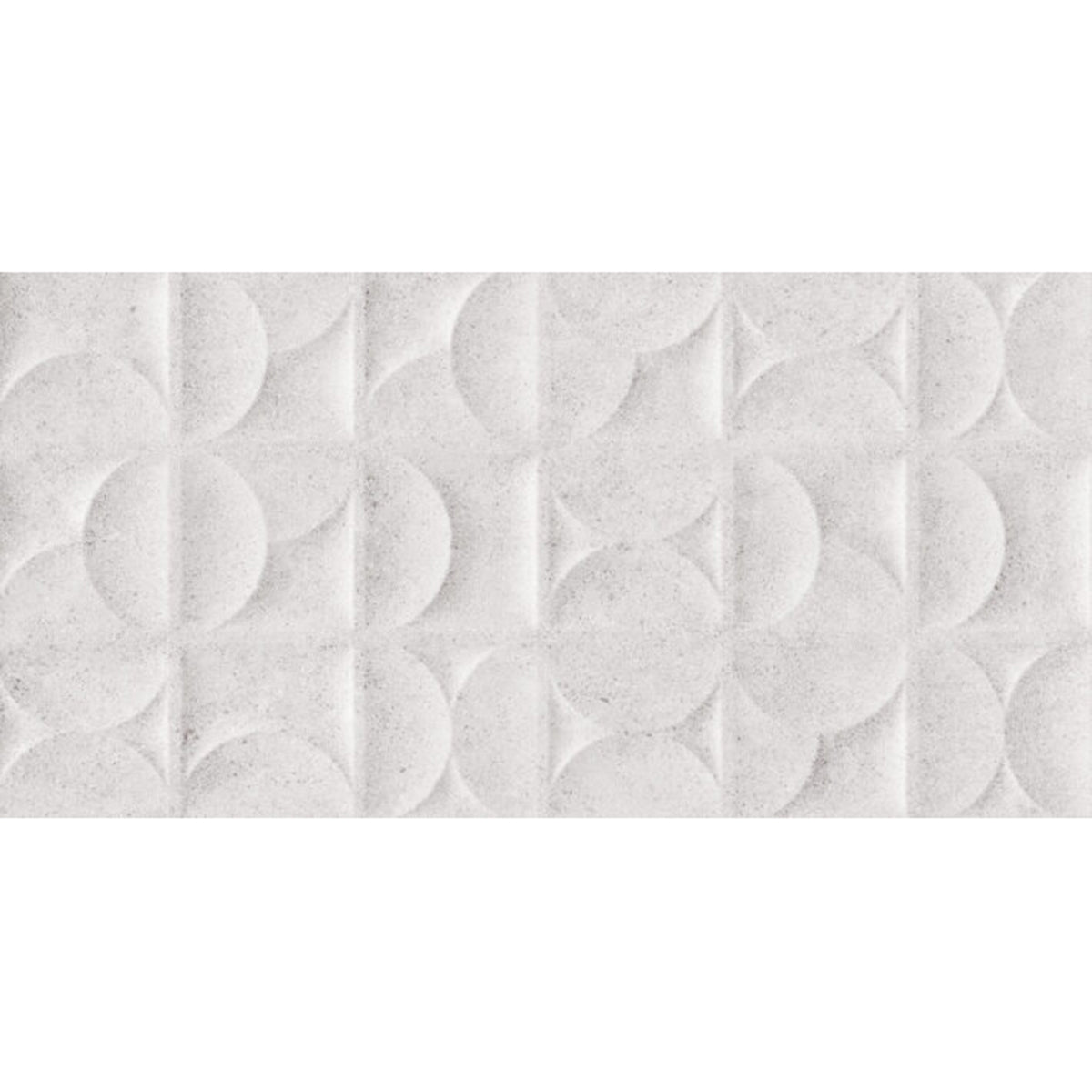 Minoli Nora Circle Ivory Matt Tiles 30cm x 60cm NRA1003