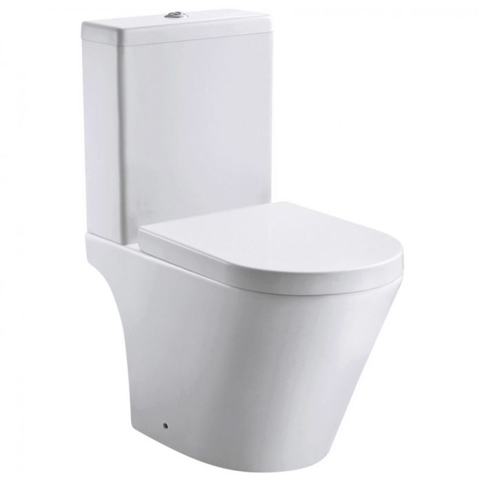 Luxe81 Cone Open Back WC Including Soft Close Seat