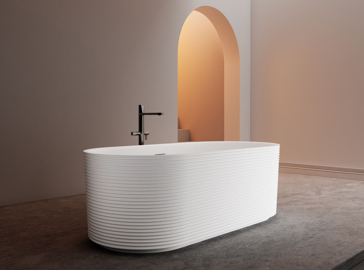 Luxe81 Preston 1700mm Freestanding Acrylic Bath