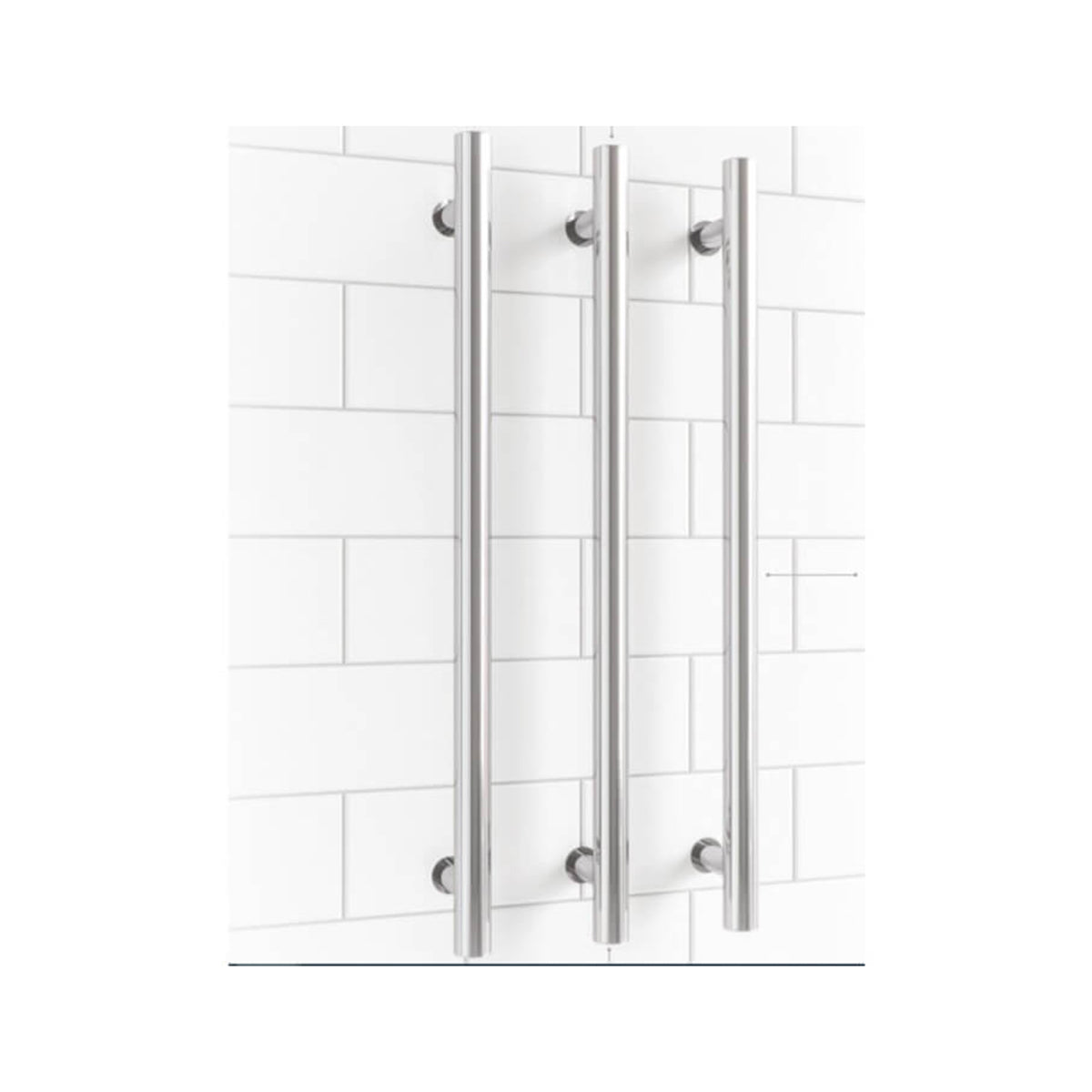 ThermoSphere 12V Vertical Single Heated Towel Bar