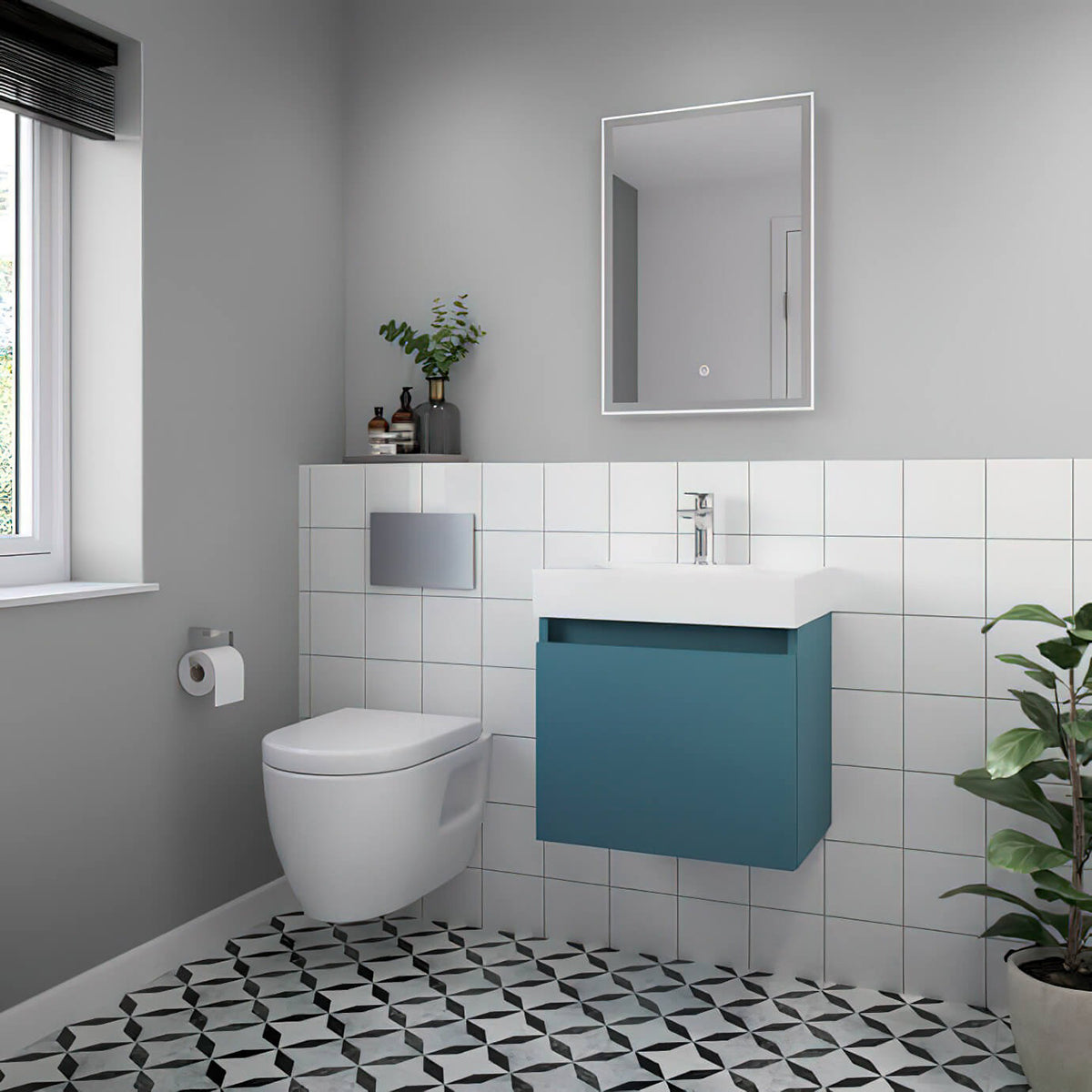 Nuie Provost 510mm Wall Hung White WC Pan NCU900C