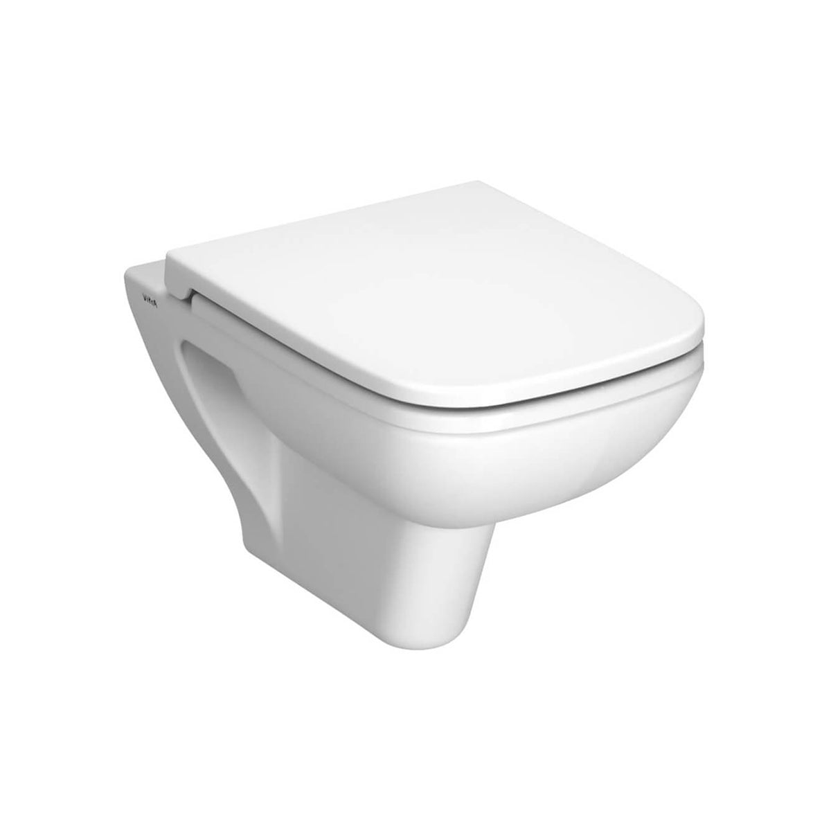 VitrA S20 520mm White Wall Hung WC Pan With Soft Close Toilet Seat VITS20WHSC