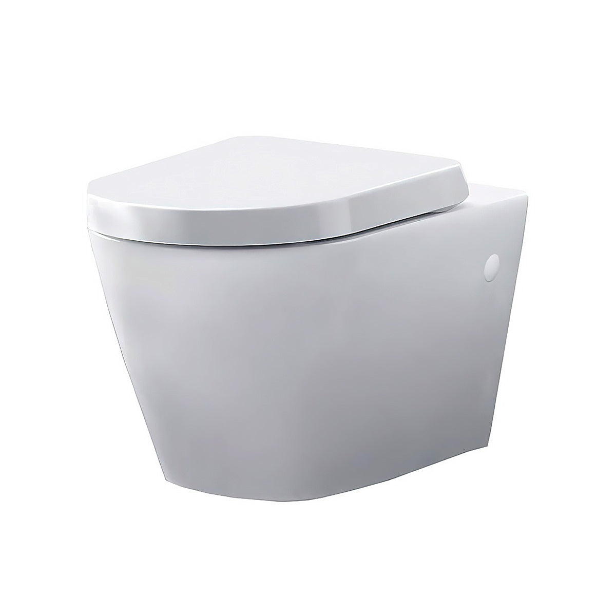 Essential IVY Wall Hung White Toilet Pan With Soft Close Seat EC7025