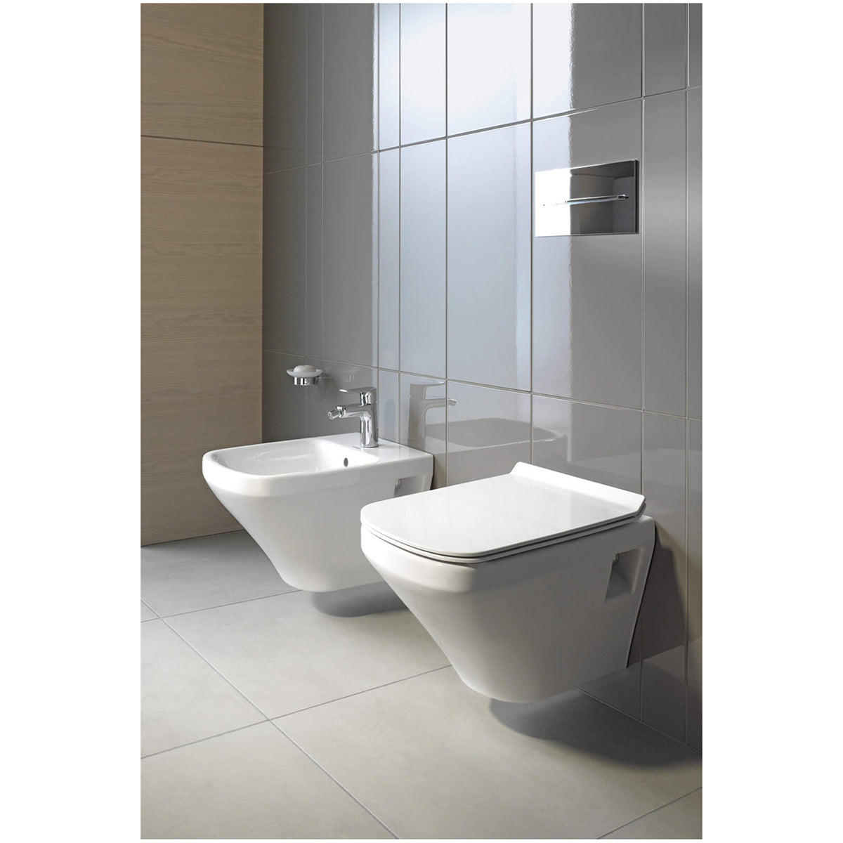 Duravit DuraStyle 480mm Wall Mounted Compact Rimless Toilet 2571090000
