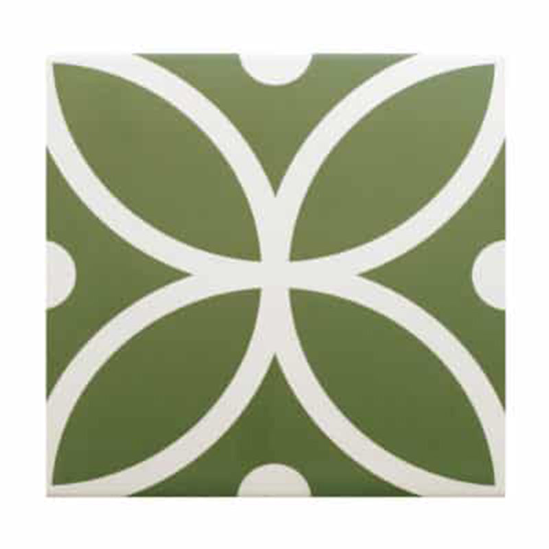 Luxe81 Ryder Bergen Verde Tile 200x200x10mm EQRYD20BV