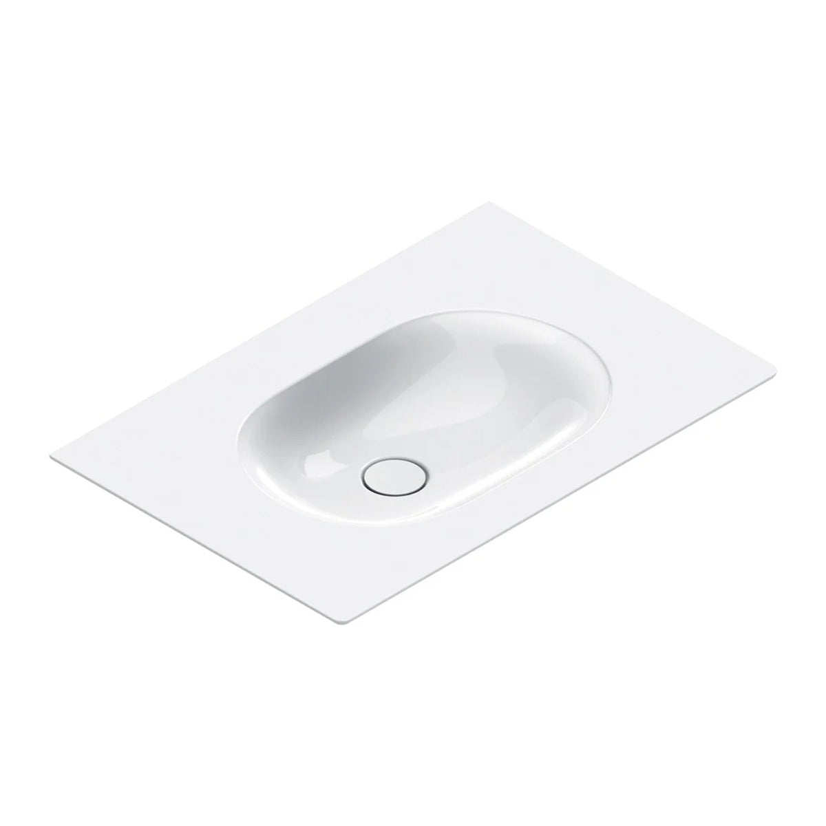 Catalano Sfera 75 Basin, Gloss White 75 x 50cm