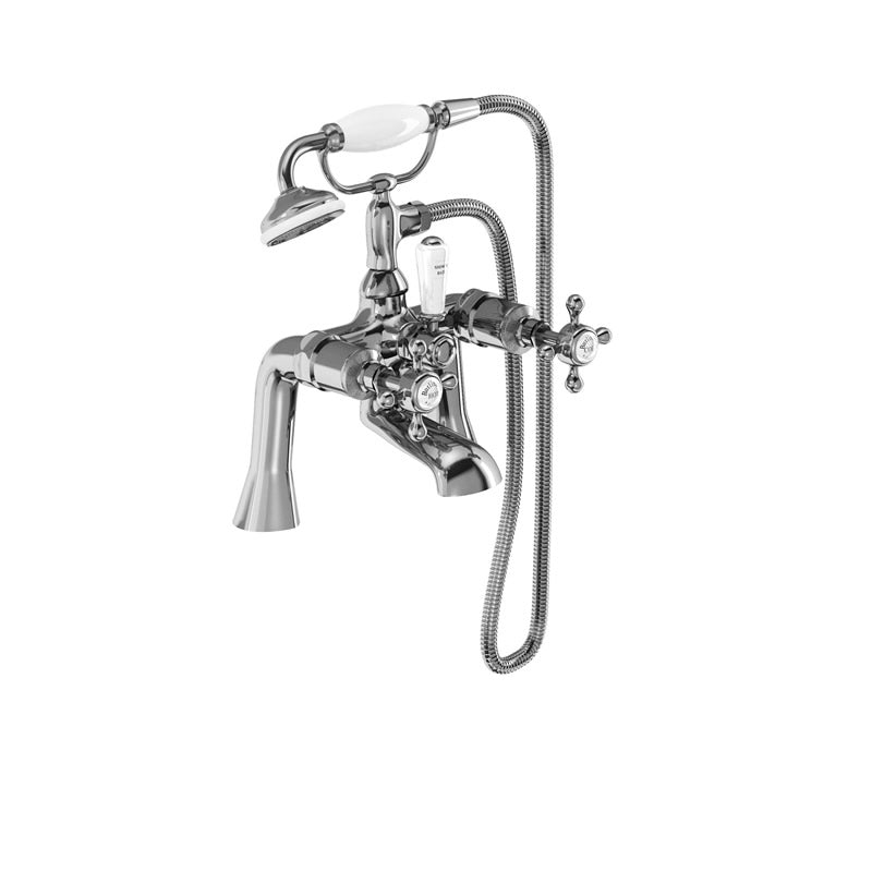Burlington Stafford STA14_QT Bath Shower Mixer Deck Mounted (including the handles)