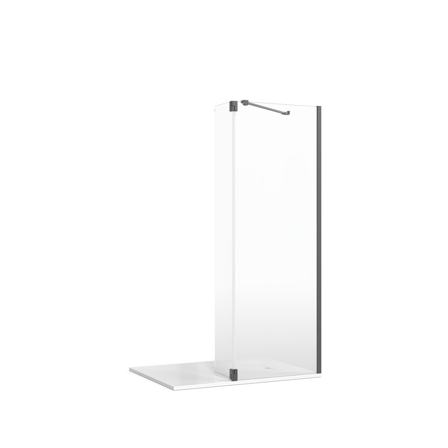 Crosswater Gallery 8 Recess with Hinged Deflector (Angled Bracing Bar)