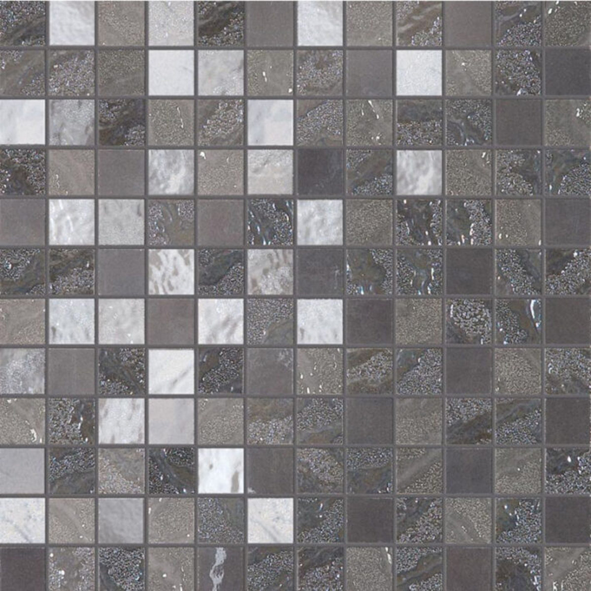 Minoli Four Seasons Fog Mosaic Tiles 30cm x 30cm VC02577