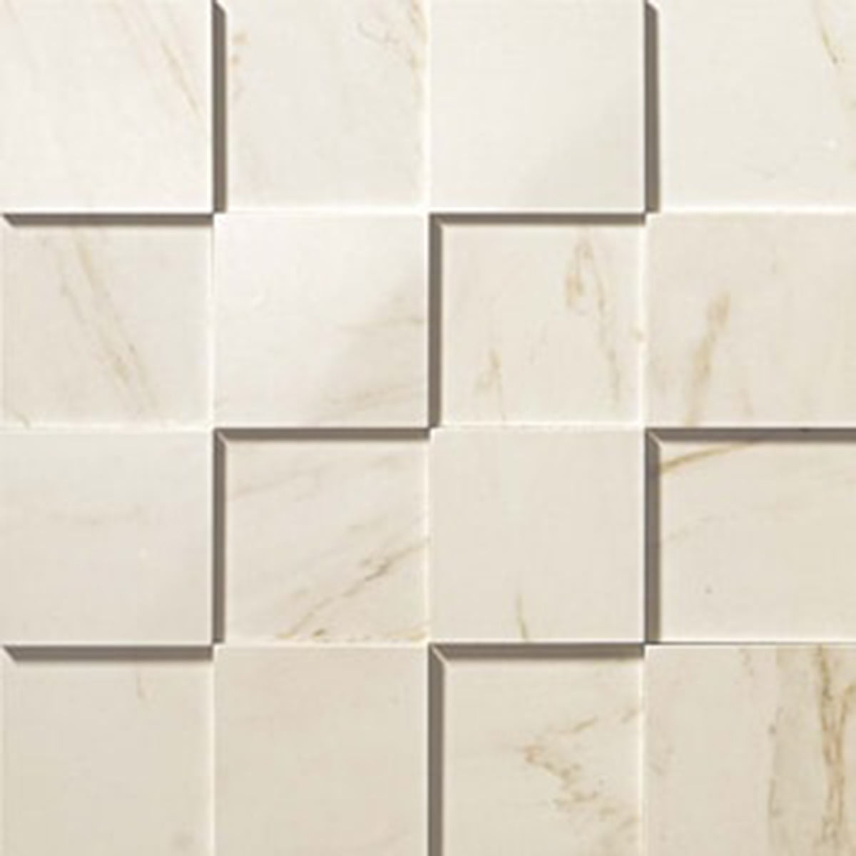 Minoli Marvel Cremo Delicato Mosaico 3D Tiles 30cm x 30cm VC02847