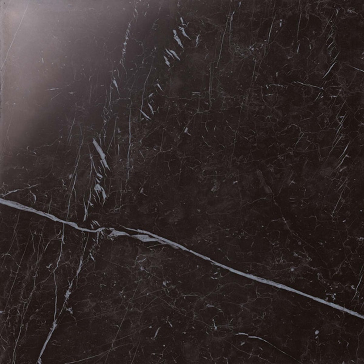 Minoli Marvel Nero Marquina Lappato Tiles 60cm x 60cm VC03211