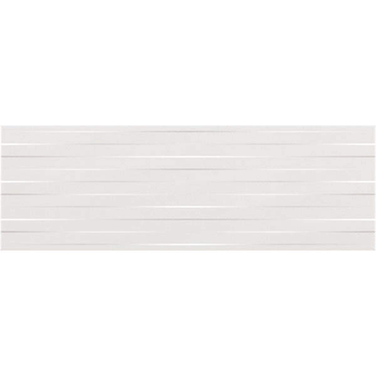 Minoli Laval Blanc Bosse Décor Matt Tiles 20cm x 60cm VC03592