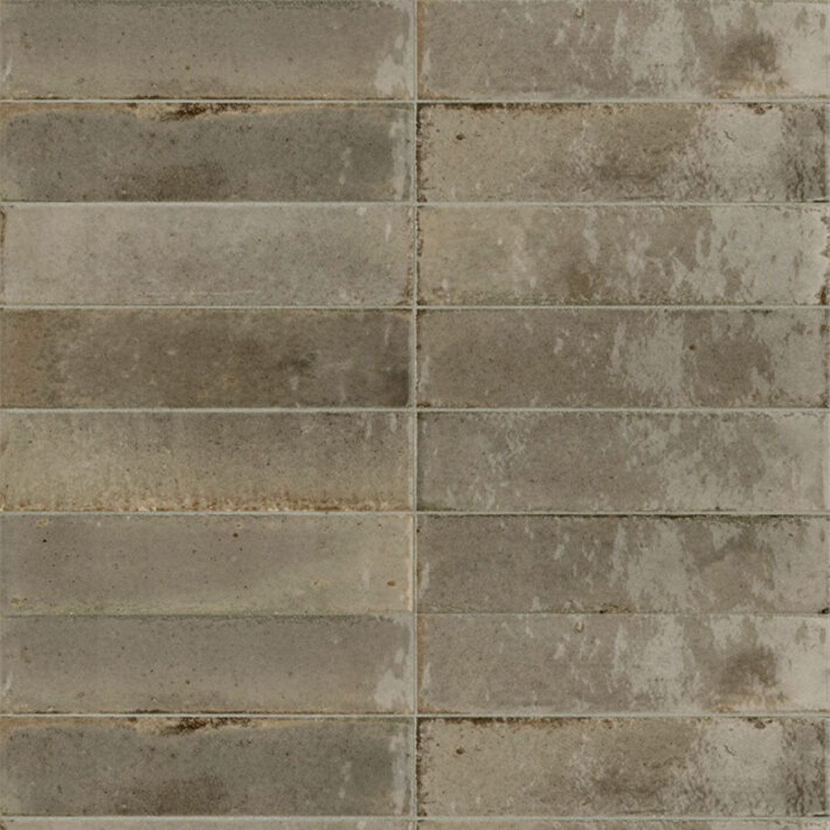 Minoli Luminous Lume Greige Gloss Tiles 6cm x 24cm VC03645
