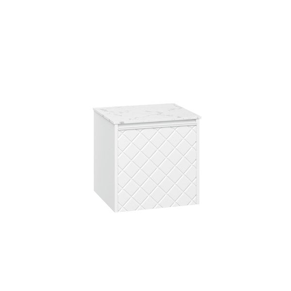 Crosswater Vergo 500 Single Drawer Unit with Polar White Worktop