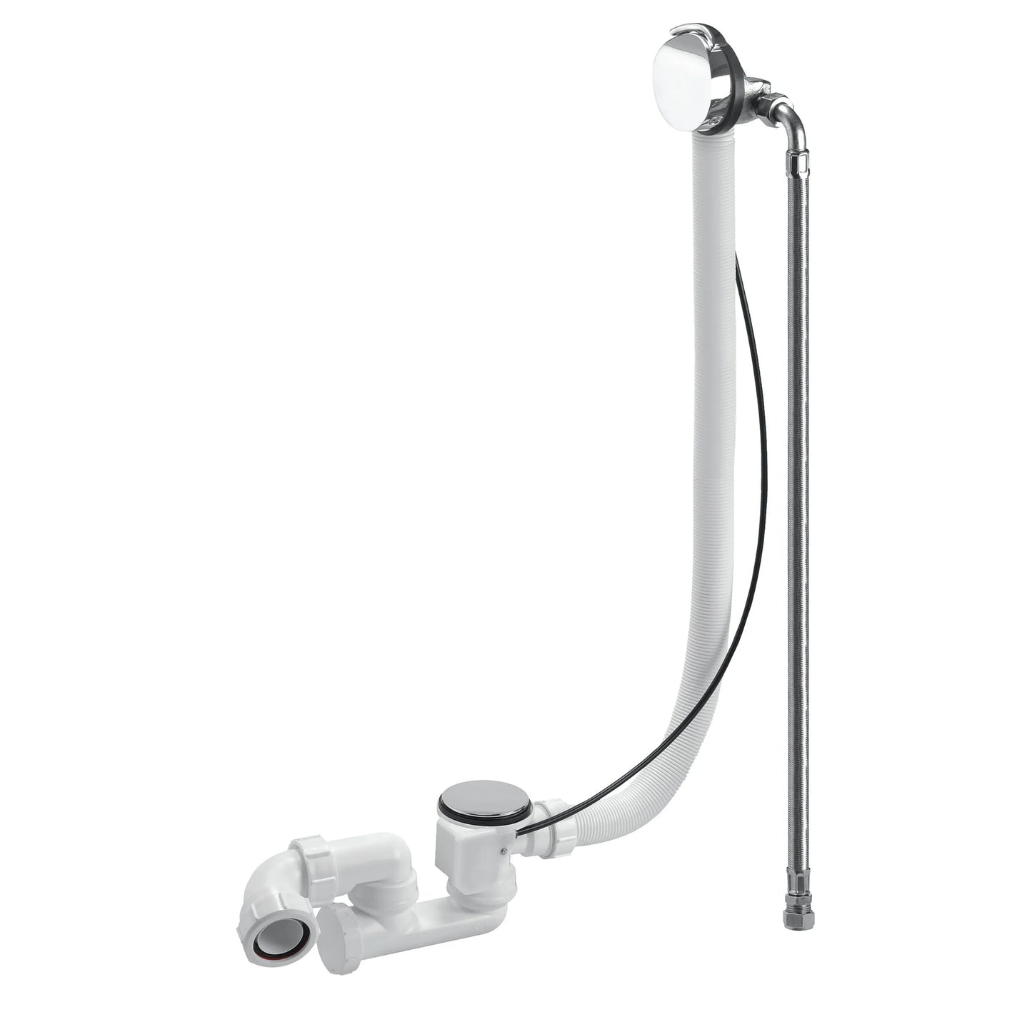 BC Designs WAS305 Bath Wastes Overflow Filler & Push Down Waste