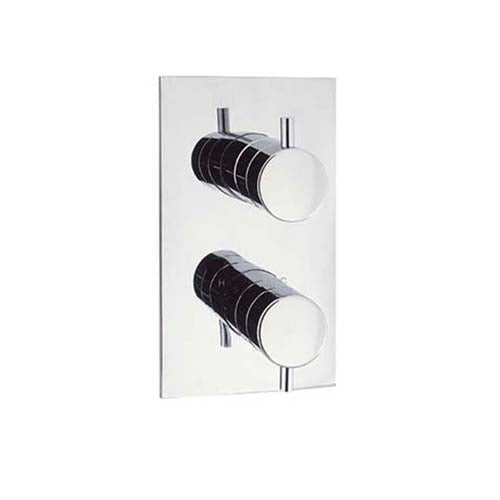 Crosswater Kai Lever 1 Outlet 2 Handle Concealed Thermostatic Shower Valve