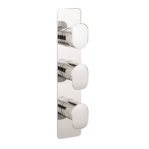 Crosswater ZERO 2 - 3 Outlet 3 Handle Concealed Thermostatic Shower Valve