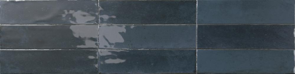 LUXE81 BLUE LAGOON 7cm x 28cm BLUE GLOSSY TILES