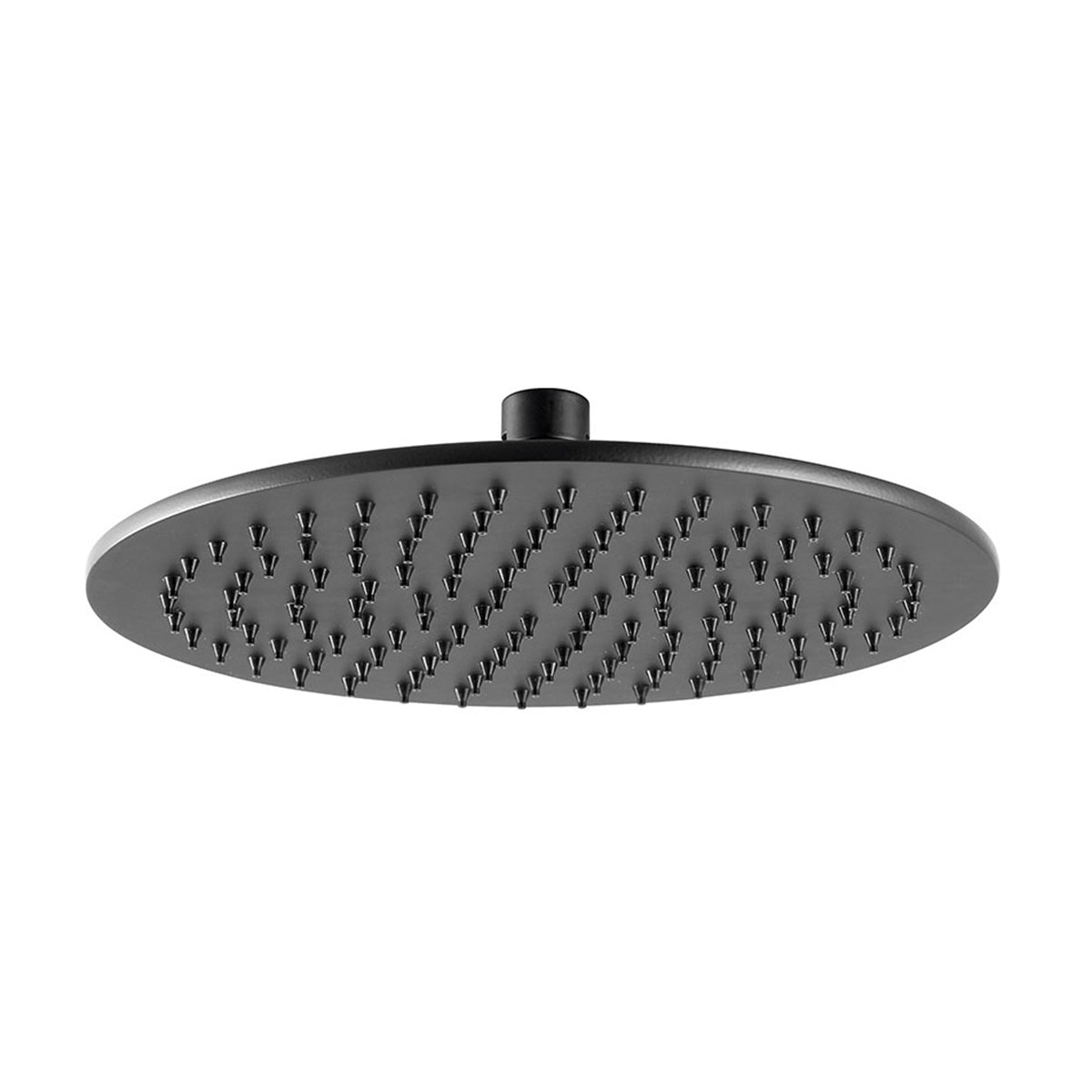 Round Shower Head 250mm Matt Black