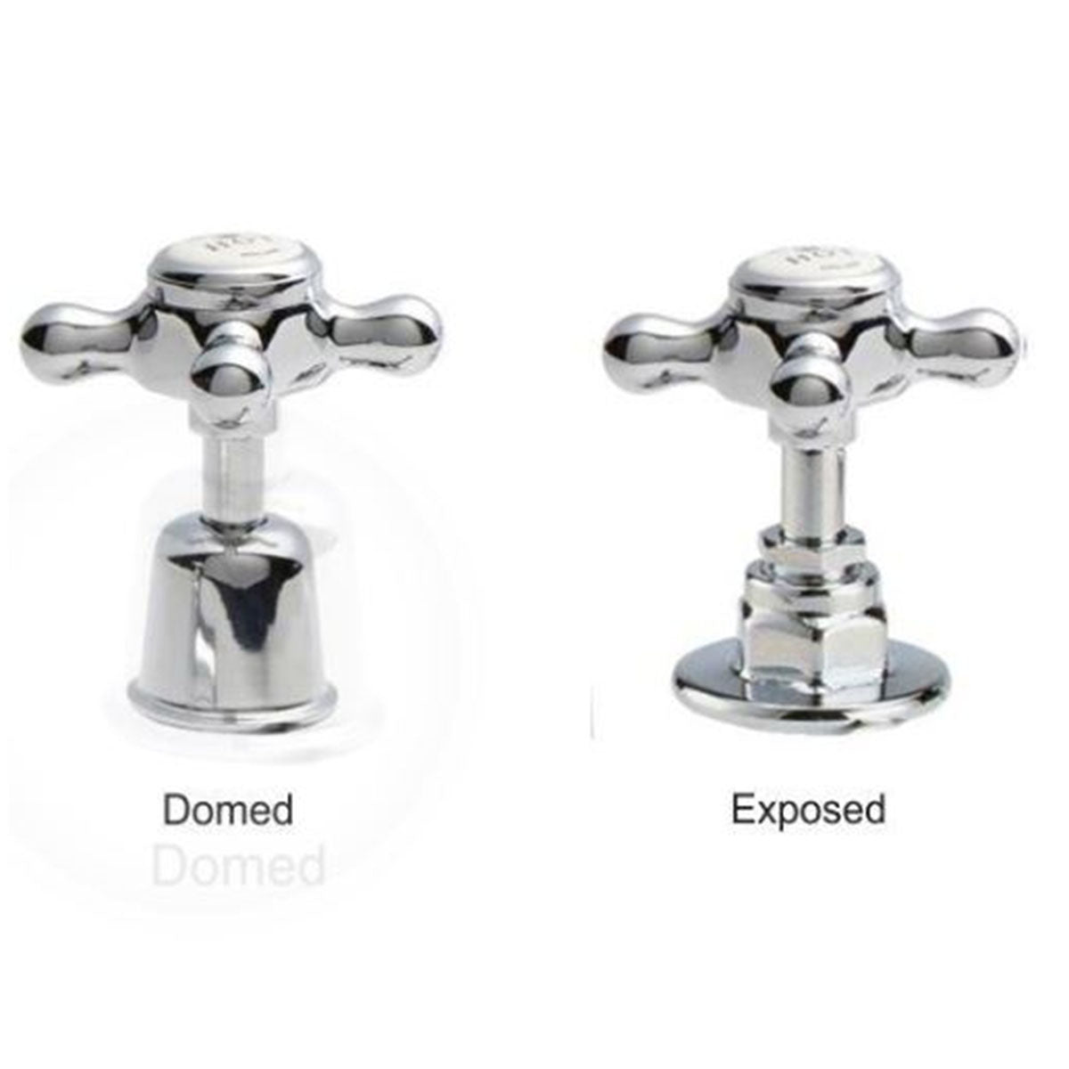 Victrion Crosshead 3-hole Wall Mounted Basin Mixer