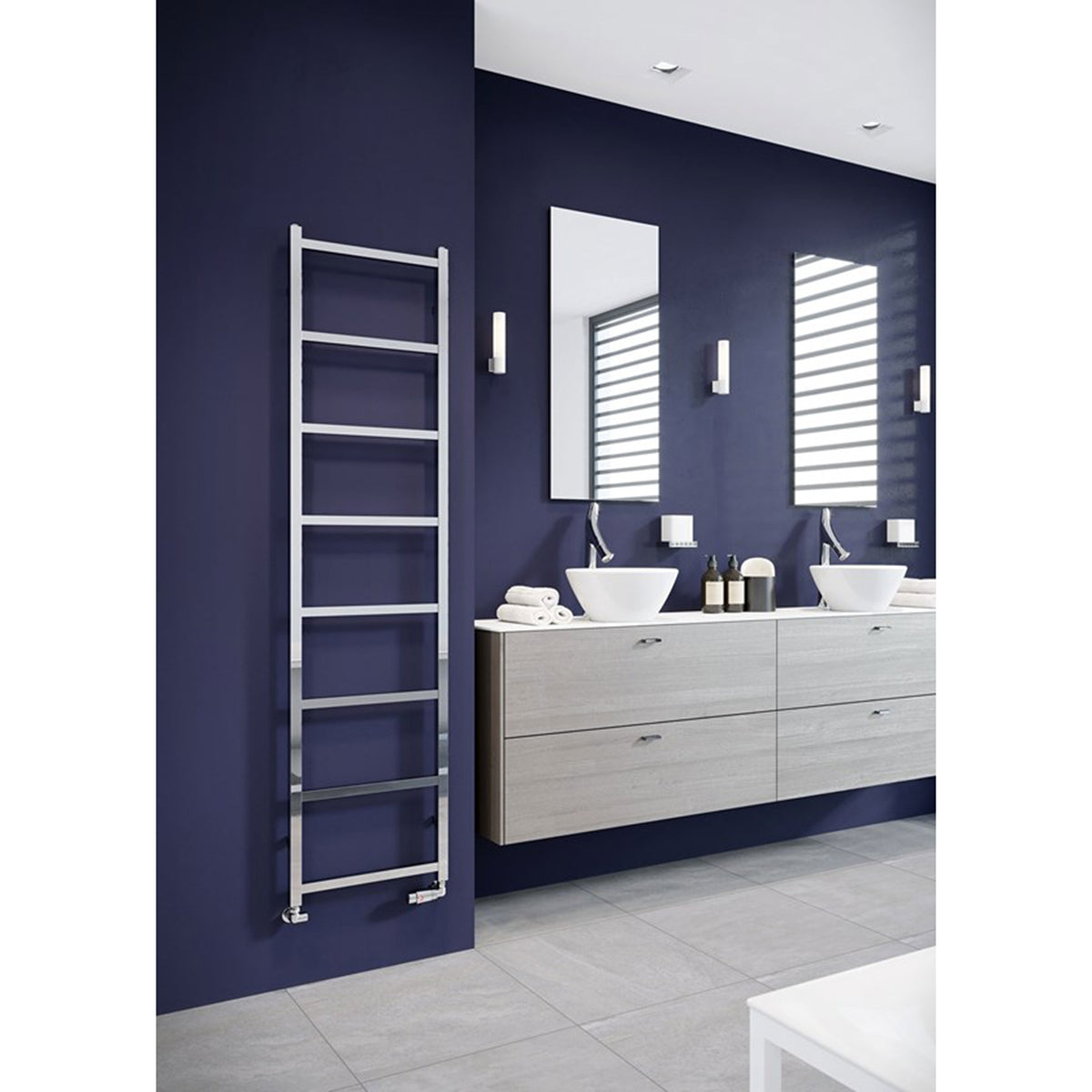 DQ Double Quick Liana Stainless Steel Towel Rail