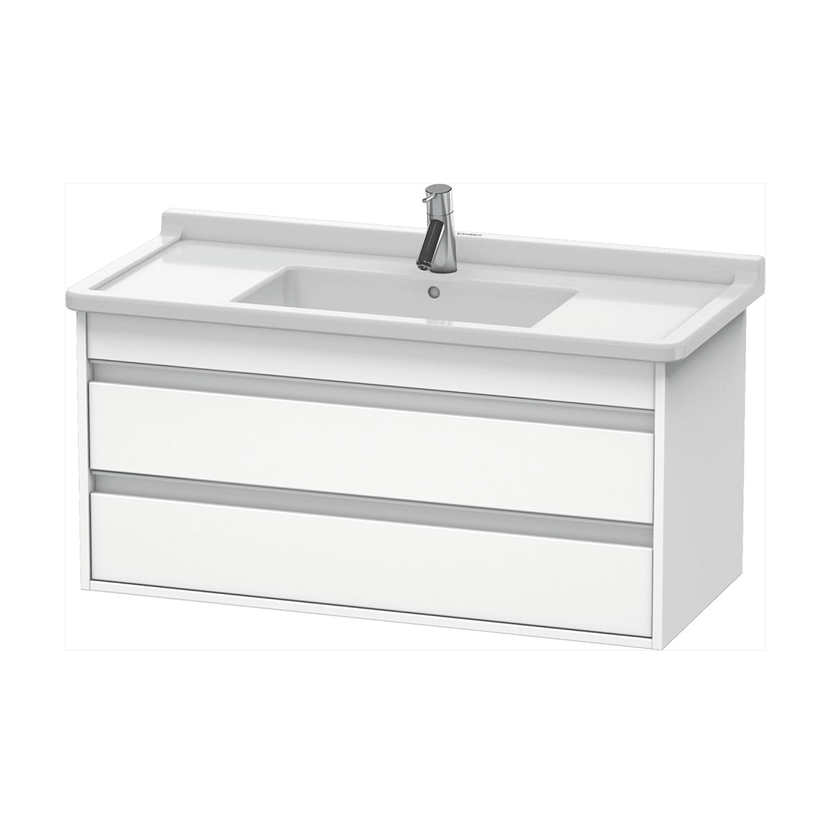 Duravit Ketho Vanity unit wall-mounted White Matt KT664501818 ONLY
