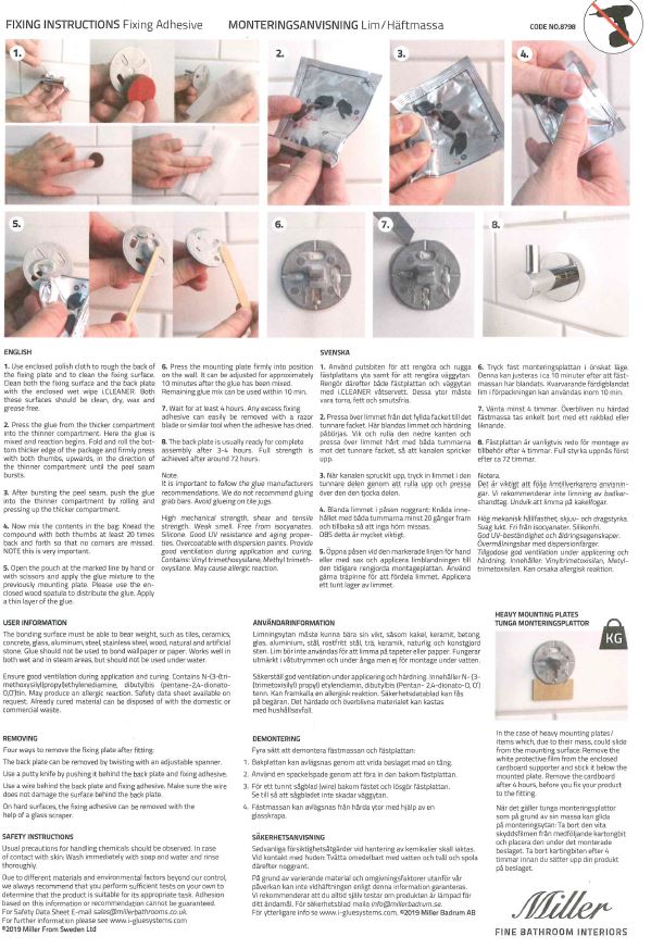 Accessory Fixing Adhesive