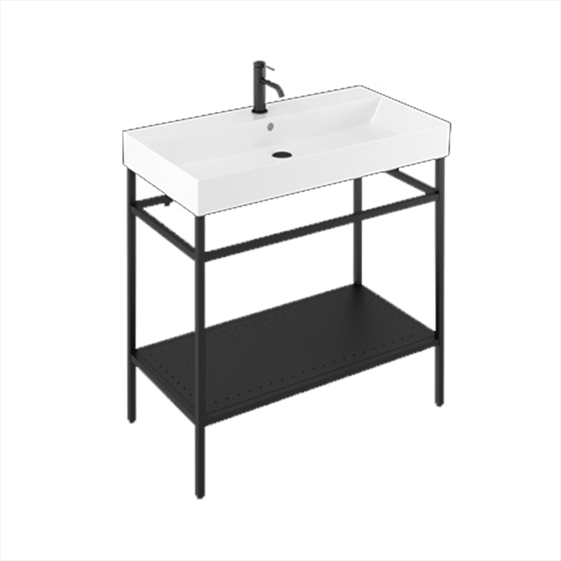 Luxe81 Shoreditch Frame 850mm Furniture Stand and Basin