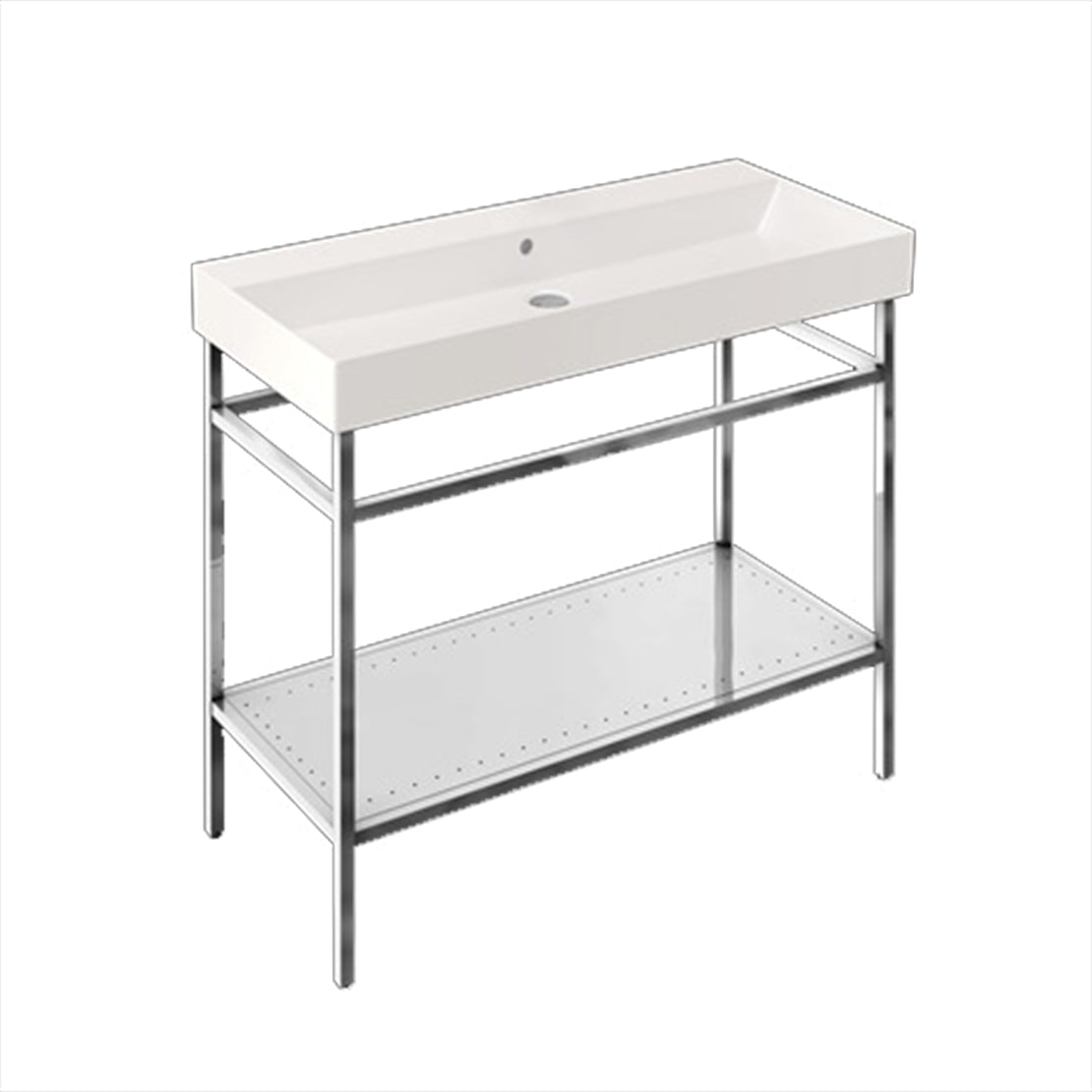 Luxe81 Shoreditch Frame 1000mm Furniture Stand and Basin