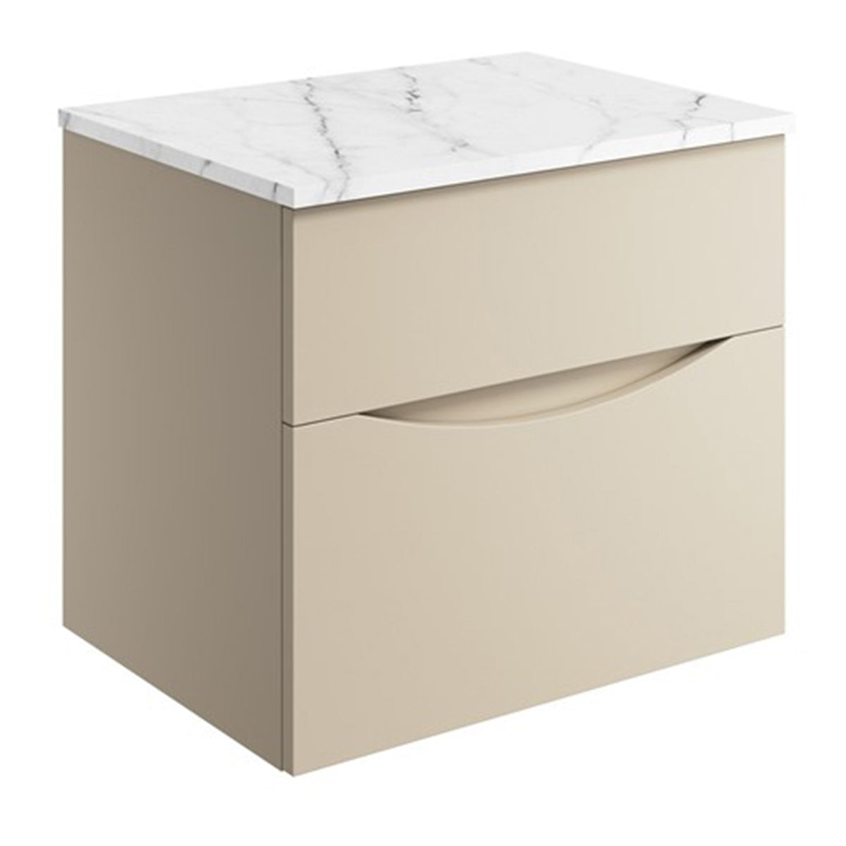 Crosswater Glide II 600 Unit with 610 Marble Effect Worktop