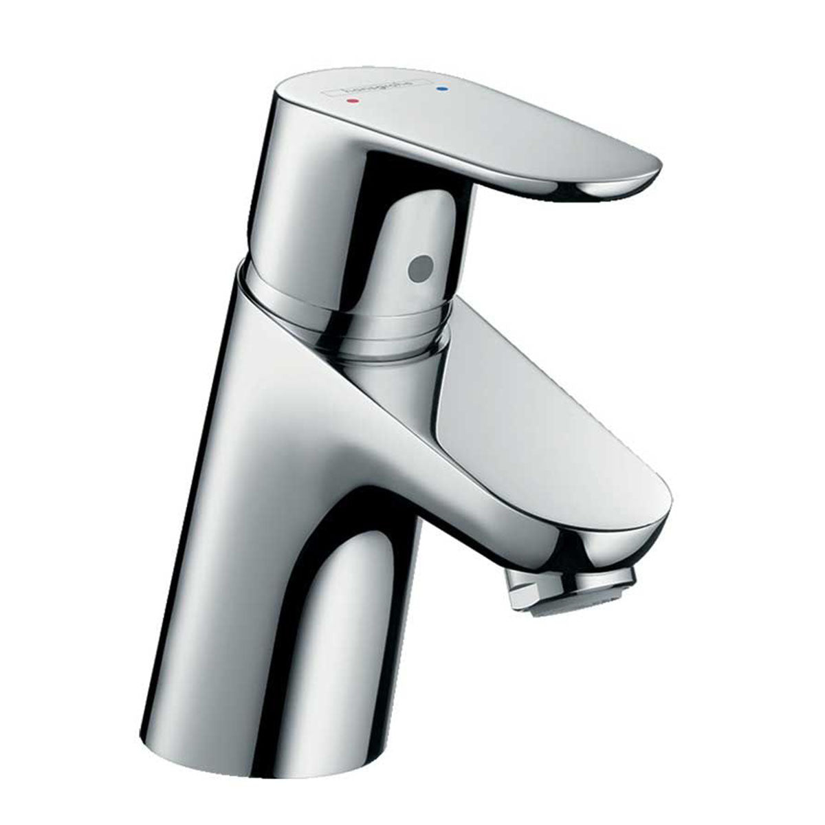 Hansgrohe Focus Single Lever Basin Mixer Tap 70 With Push-Open Waste - Chrome - 31604000