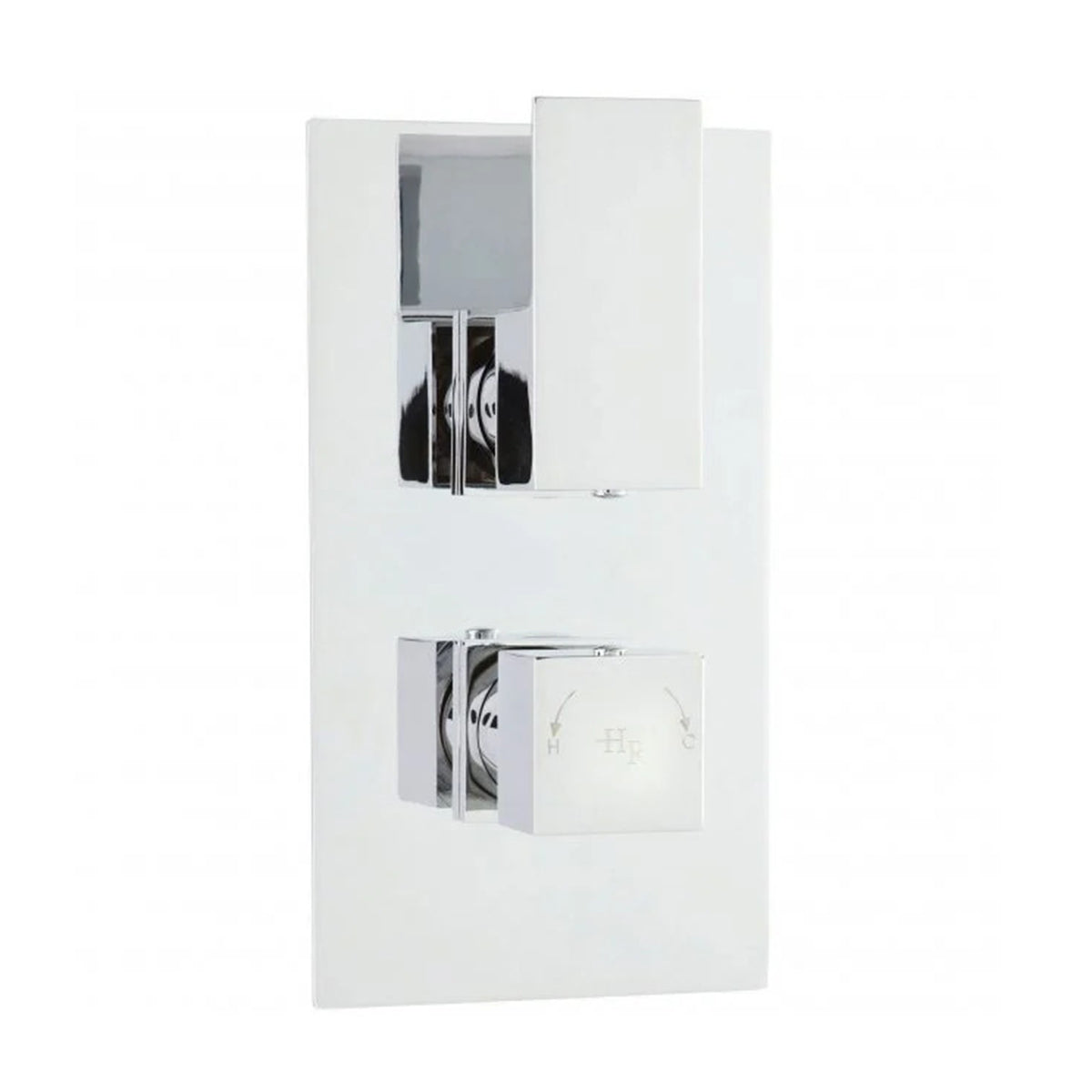 Hudson Reed Art Concealed Shower Valve Dual Handle - Chrome