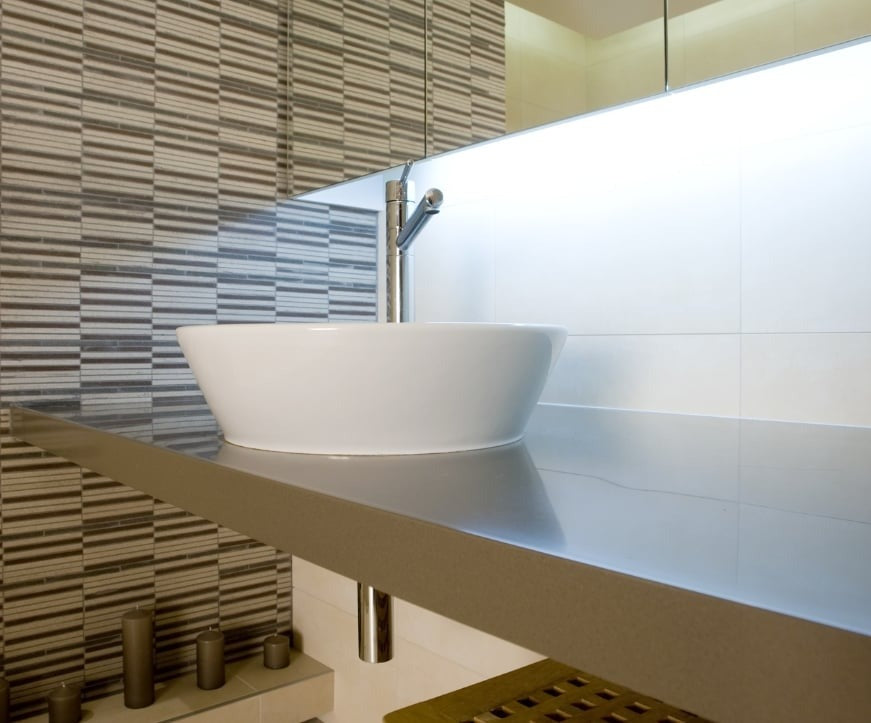 Luxe81 Irwell Round Basin with Slanted Edges 450 x 450 x 135mm