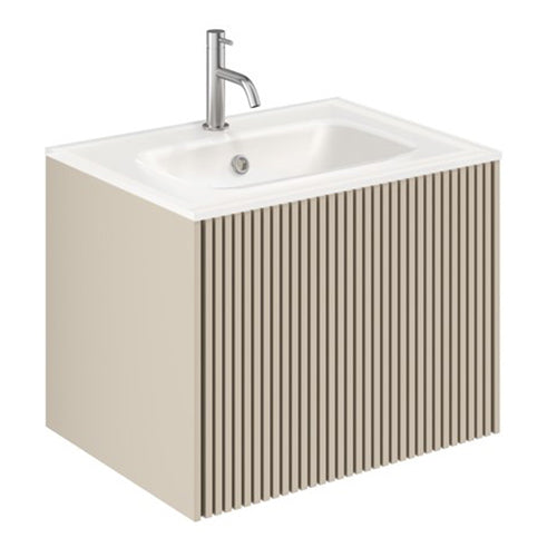 Crosswater Limit 600 Single Drawer Unit with Cast Mineral Marble Basin