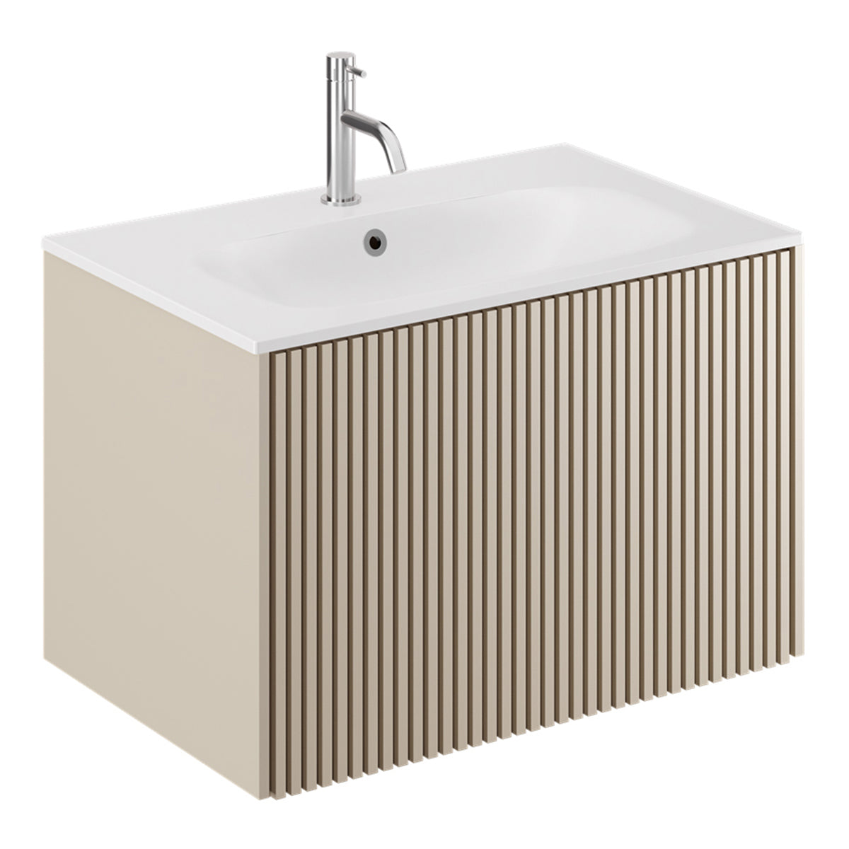 Crosswater Limit 700 Single Drawer Unit with Matt White Basin