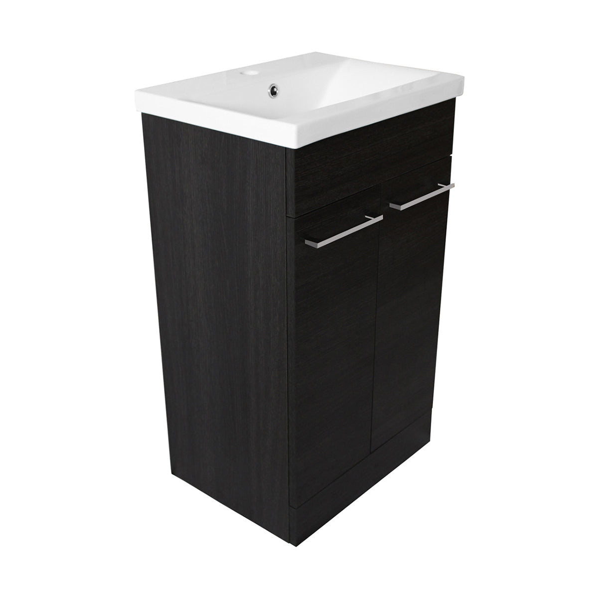 JustTapsPlus Pace 500 Floor Mounted Unit With Doors And Basin - Black