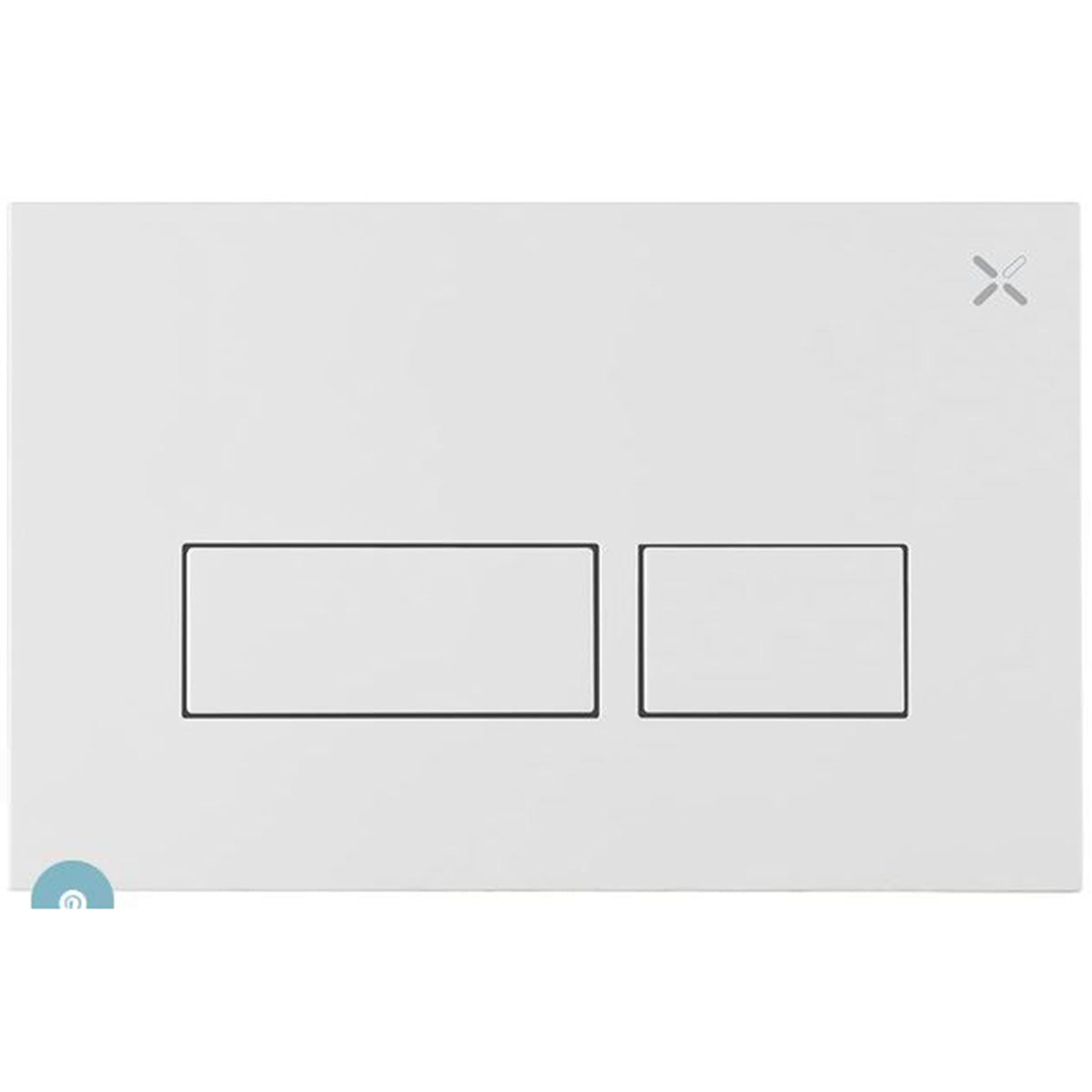 Crosswater MPRO 236 x 152mm Flush Plate in Matt White Finish