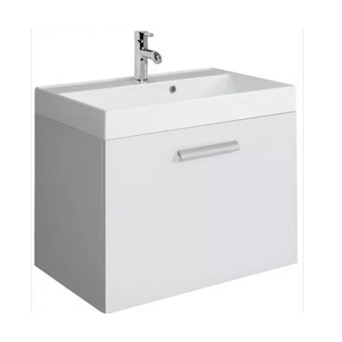 Bauhaus Design 700 single drawer vanity unit in White ONLY