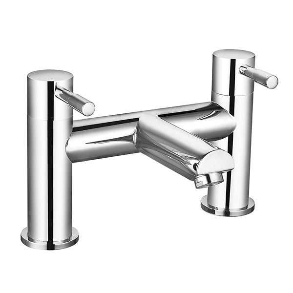 Saneux Pascale Chrome Deck Mounted Low Pressure Bath Filler (PA012)