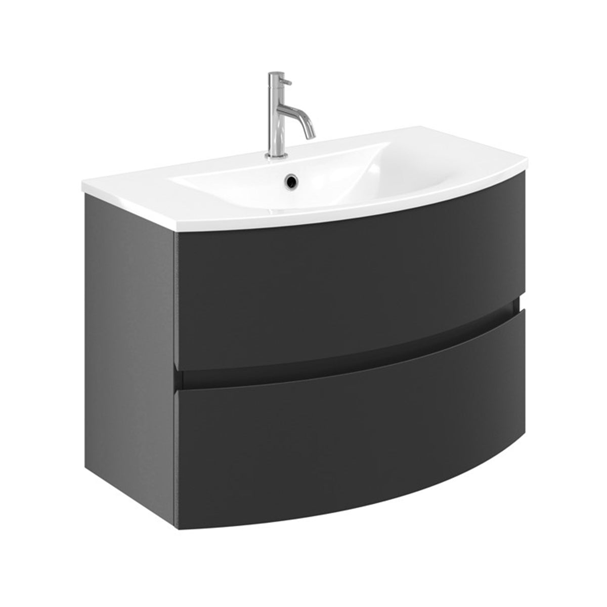 Crosswater Svelte 800 Unit & Cast Mineral Marble Basin