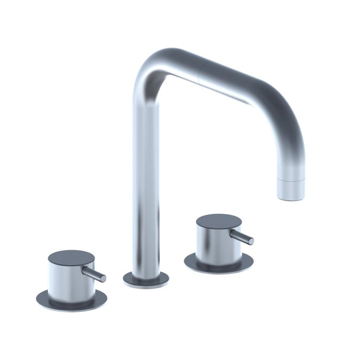 Vola KV10-17 Three Hole Basin Mixer Gloss Black