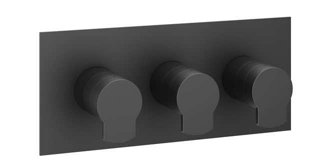 Crosswater Wisp 3 Outlet 3 Handle Concealed Thermostatic Shower Valve