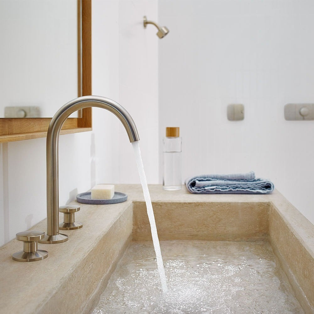 AXOR One 3-Hole Basin Mixer Select 170 w/ Push-Open Waste Set